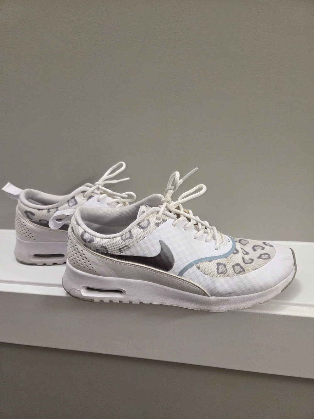 Nike Air Max Thea Print - White/Wolf Grey - Size 7.5